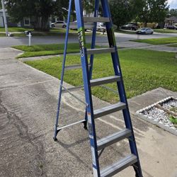 7 ft. Louisville Fiberglass Step Ladder, Type 2, 225 lbs. Load Capacity