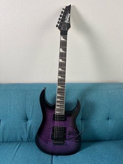 Ibanez GIO GRG320FA Purple Electric Guitar – Transparent Violet Sunburst