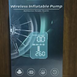 Electric Air Pump Portable Wireless Tire Inflatable Pump for Cars Bicycles Balls 