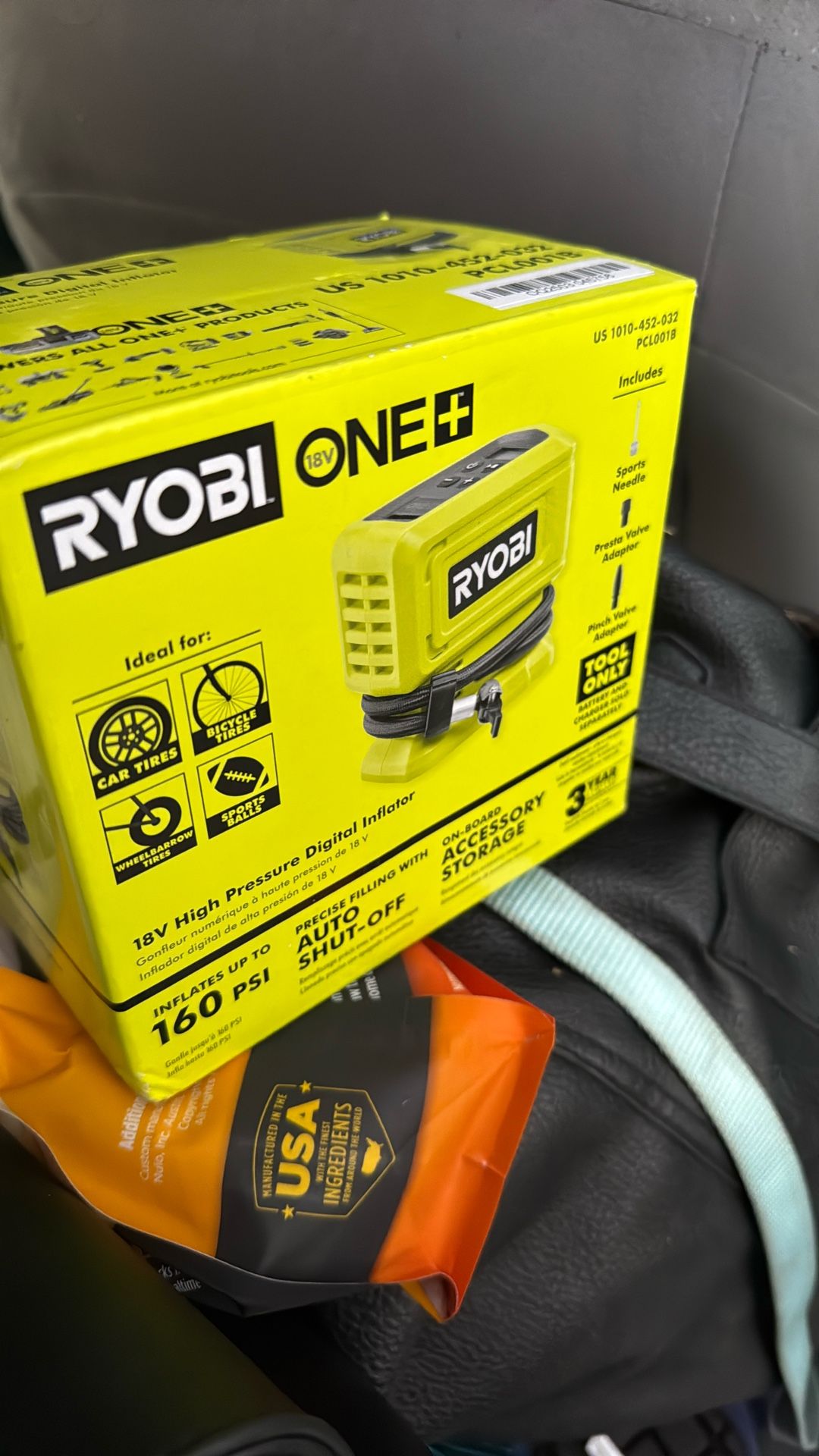 Ryobi 18v High Pressure Digital Inflator