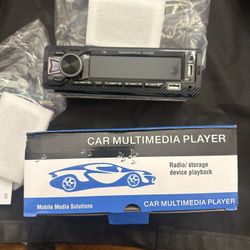 Car Radio Bluetooth Single DIN Car Stereo Audio, Car Audio with Handsfree and App Control,Supports FM/ MP3/SD/AUX/Dua USB/EQ/Quick Charge | Not a CD P