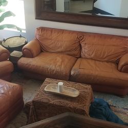 Sofa, Chair, And Ottoman 