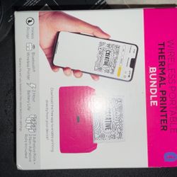 Wireless portable Thermal Printer Bundle