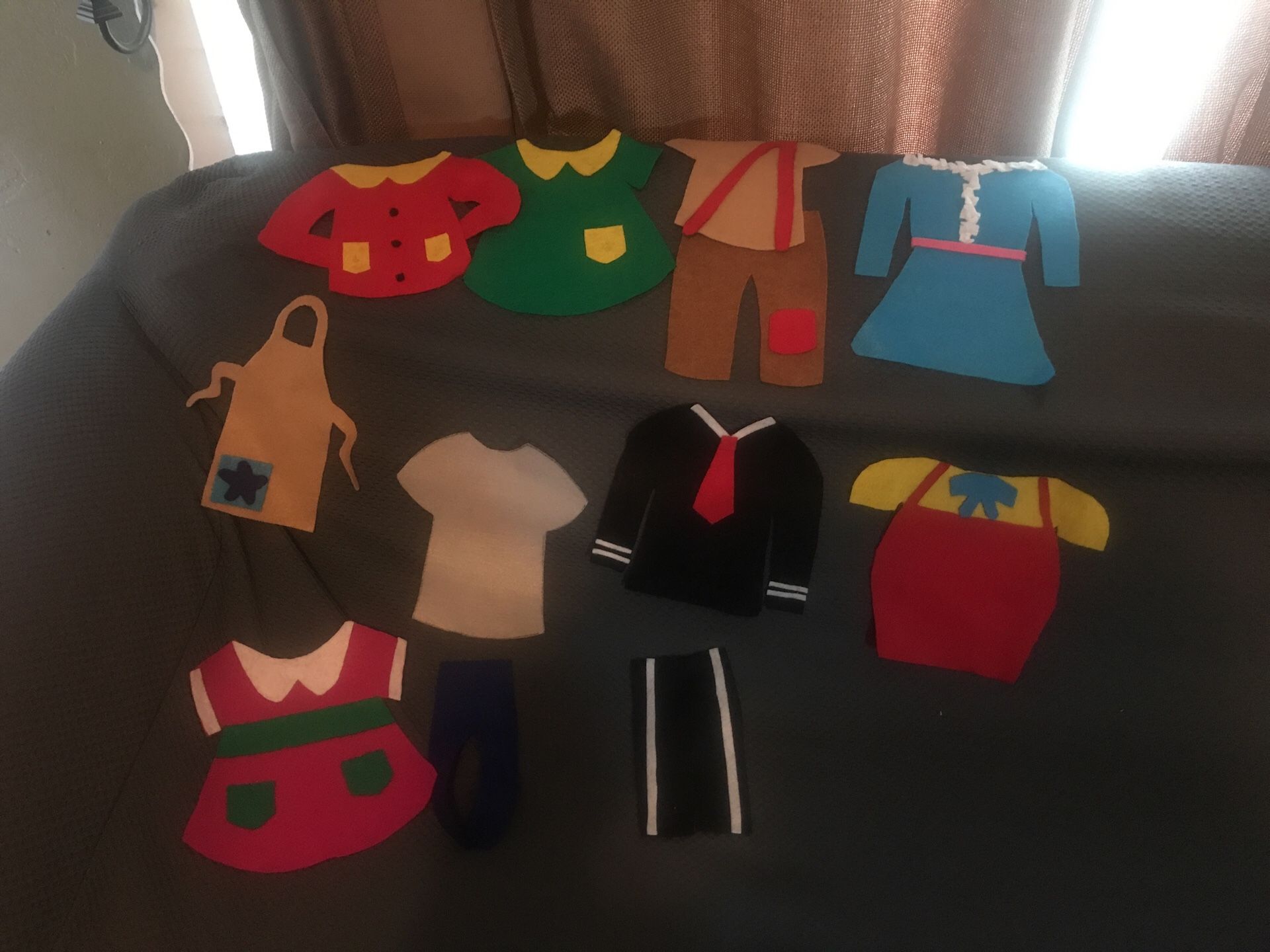 El chavo del ocho felt cutouts