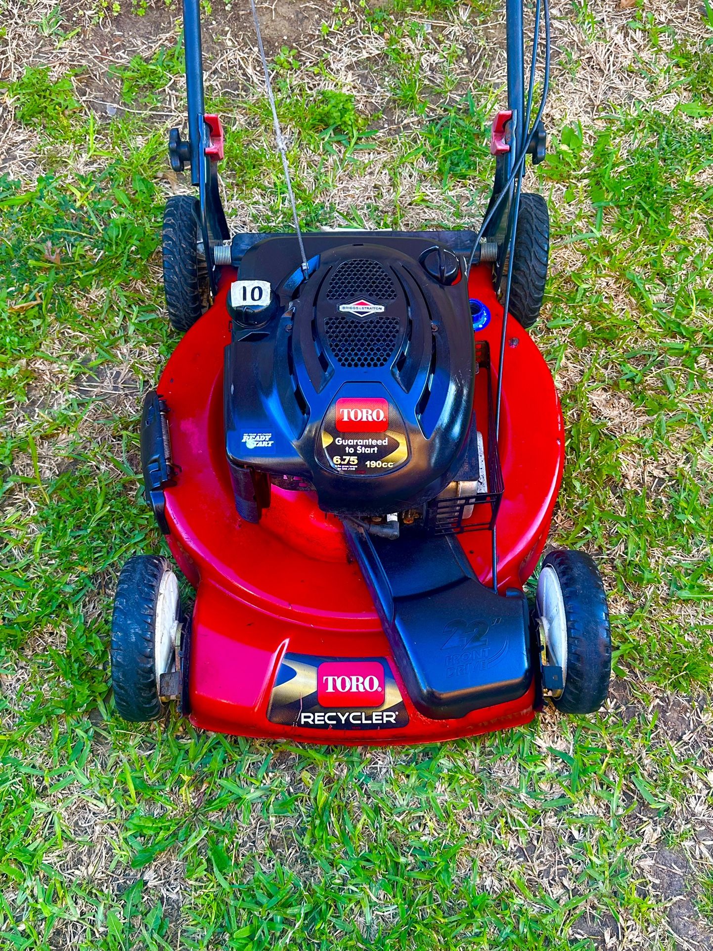 Toro Recycler in. 149 cc Gas Self-Propelled Lawn Mower