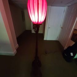 Antique Red Shades Lamp