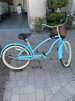 Firmstrong 26 inch beach cruiser bicycle light blue