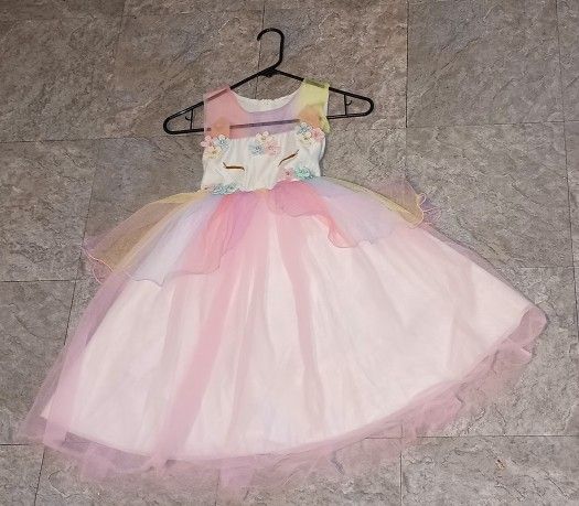 Unicorn 🦄 Girls Party Dress