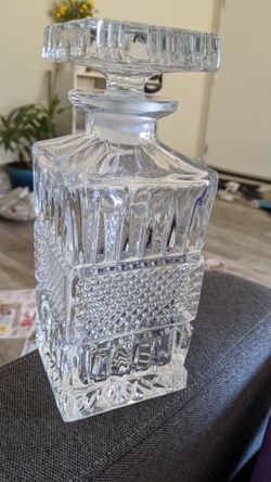 Vintage Austrian Crystal Ships Decanter