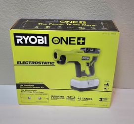 RYOBI ONE+ 18V Cordless Electrostatic 0.5 Gal Sprayer with 2.0 Ah Battery and Charger Brand New