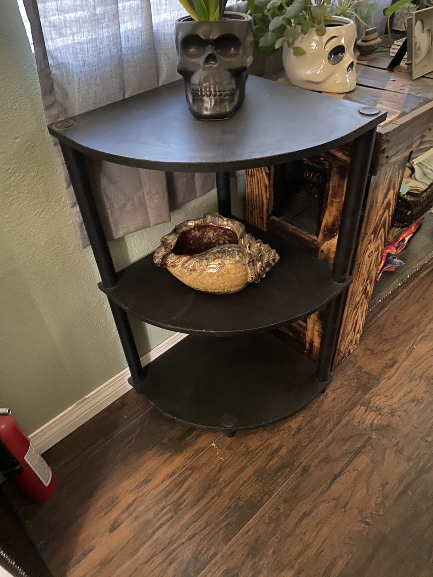 Painted Corner Shelf