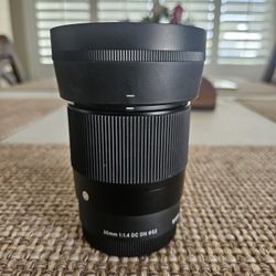 Sigma 30mm F1.4 Sony E Mount 