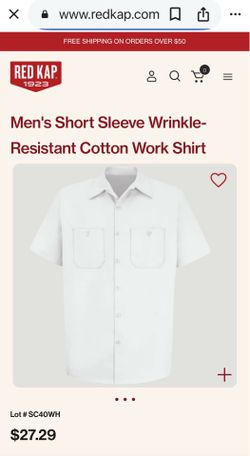 Red Kap work shirt