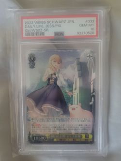 Weiss Schwarz Daily Life Jess/Pig PSA 10 Gem Mint