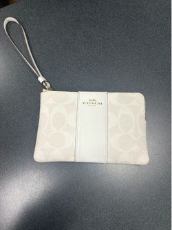 Coach Corner Zip Wristlet