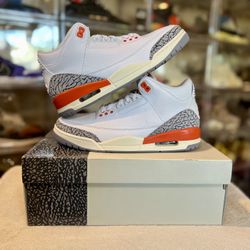 Size 10 Women / 8.5 Men - Jordan 3 Retro ‘Georgia Peach’