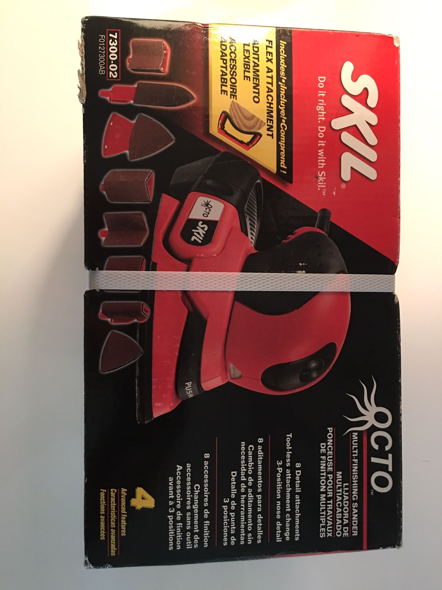Skill OCTO Orbital Multi-Sander Model 7300-02 With Attachments. NEW. Still in original box and unopened!!