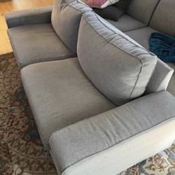 Ikea Gray Sofa 