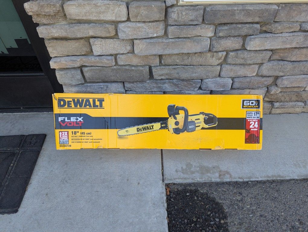 DeWalt 60 Brushless 18" Chainsaw