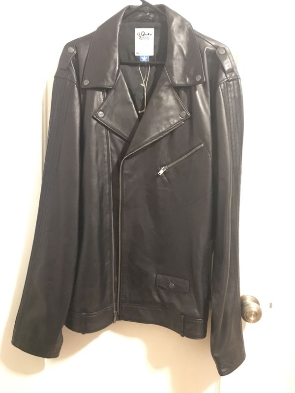 Adidas By Alyasha Of Fragment Design Men S Leather Motorcycle Jacket For In Portland Or Offerup