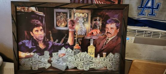Scarface Chapo Painting For Sale