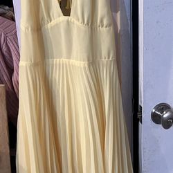 Yellow Halter dress