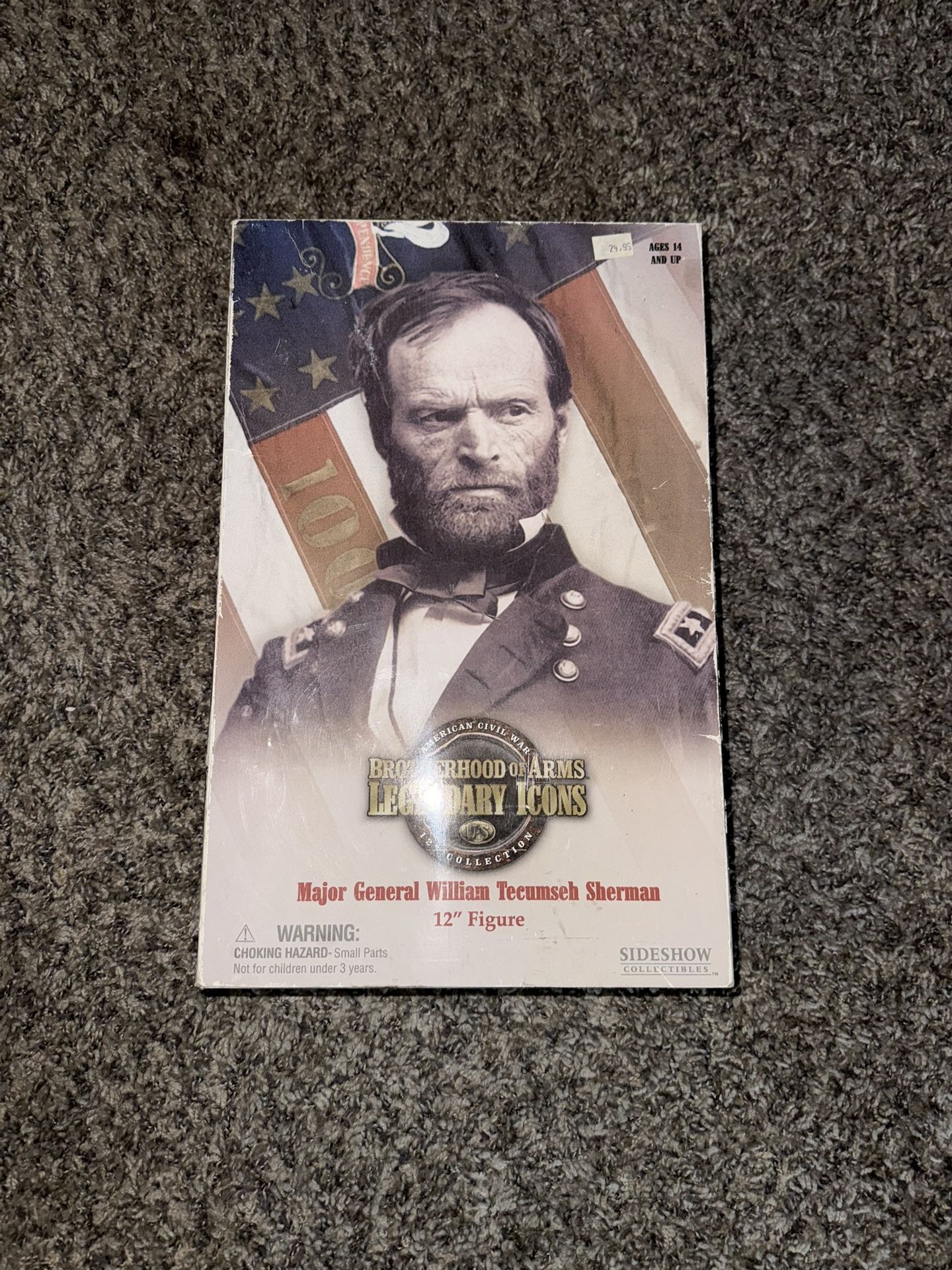 American Civil War Brotherhood Of Arms Legendary Icons 12” Collection Major General William Tecumseh Sherman