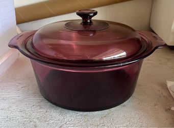 Cranberry Vision Ware 5L Dutch Oven / Stock Pot