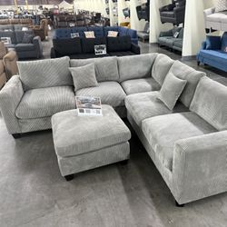 New Sectional Light gray