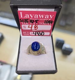 Men's Birthstone 10kt Ring