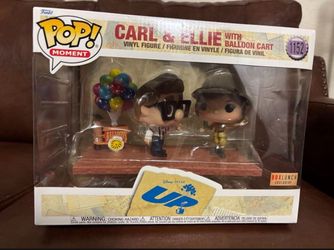 New In Box • Pop Moment: Up - Carl & Ellie with Balloon Cart • Great Condition