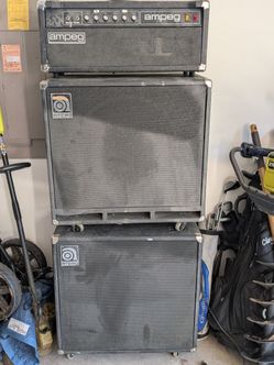 Ampeg svt-100 amp head and cabinet