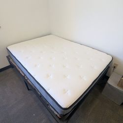 Zinus Full Size Mattress and Bed Frame