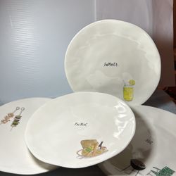 Rae Dunn Melamine Summer Plates