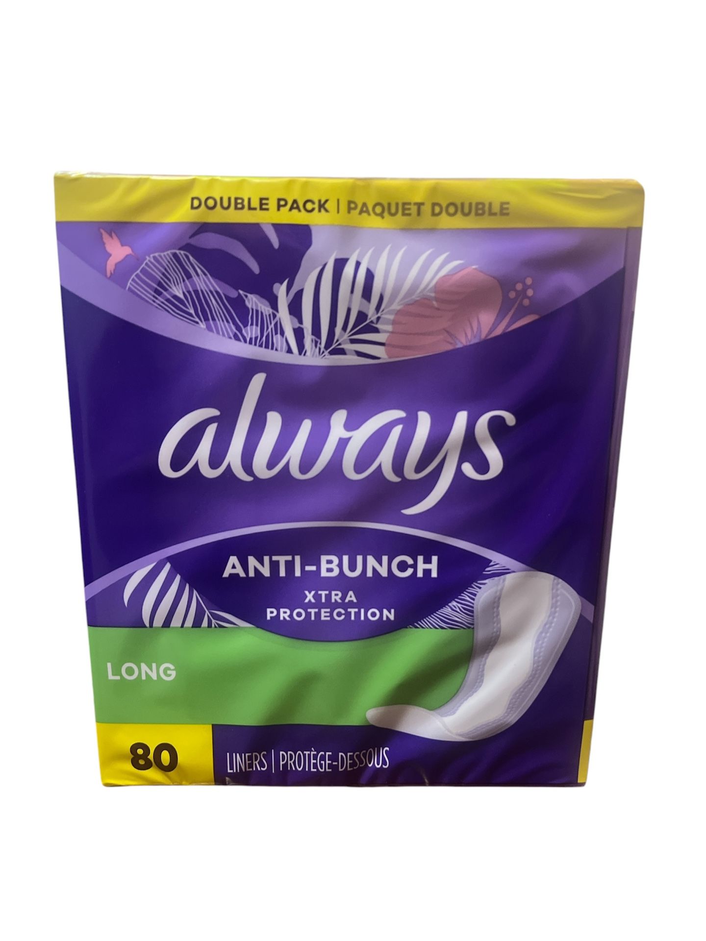 New! Always Anti-Bunch Xtra Protection 80 Long Liners