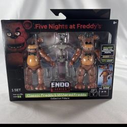 Five Nights at Freddy’s – Endo-1 w/ Classic 6” Freddy Parts & Withered Freddy – NEW