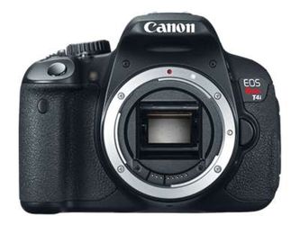 Canon EOS Rebel T4i 18.0 MP CMOS Digital Camera with 3-inch Touchscreen and Full HD Movie Mode (Body Only)