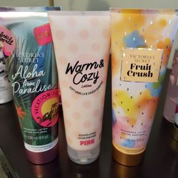 New VS lotions, Each