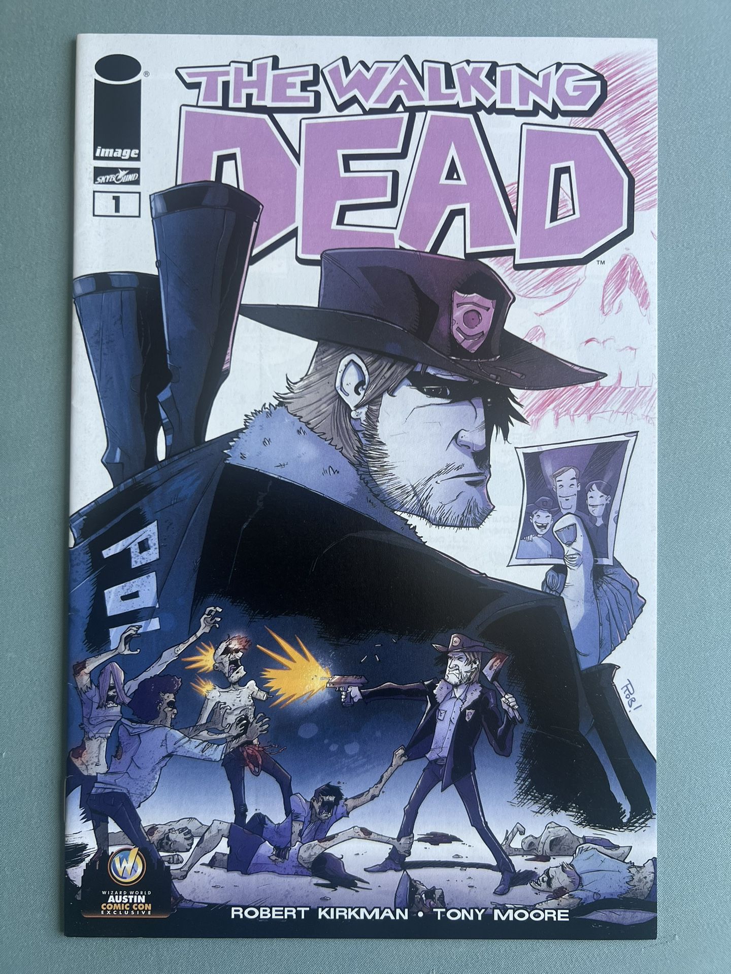 The Walking Dead #1 Wizard World Austin Comicon Exclusive (Image Comics 2013) NM