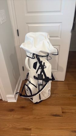 NEW CMC Design Live Lucky Premium Golf Stand Bag – White – $230 Retail