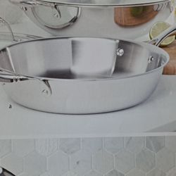 SARTEN DE 14" DE ACERO INOXIDABLE TRI PLY PRINCESS HOUSE ⚘️