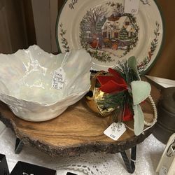 Live Edge Wood Stand Riser 