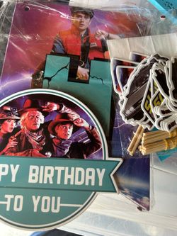 Back to the Future Party Supplies