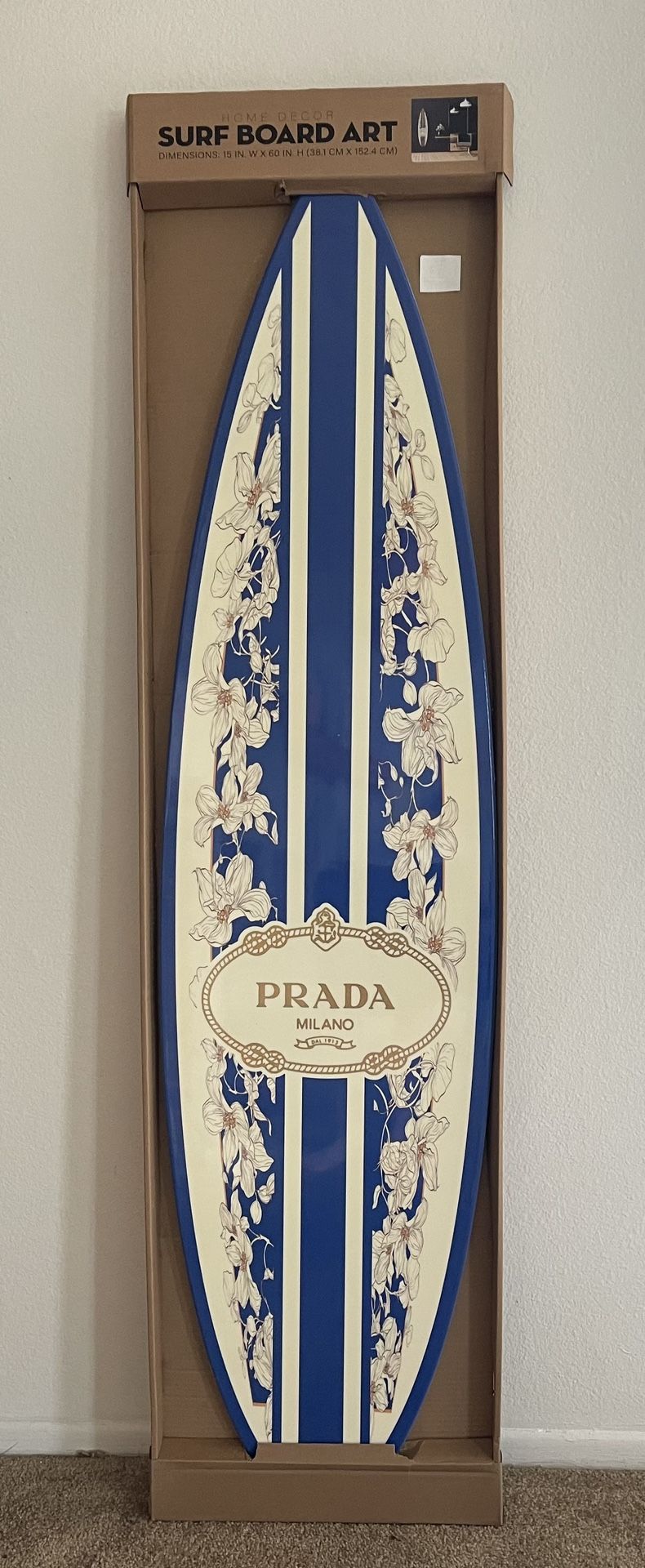 prada surfboard art.