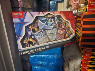 $120 Pokemon Lugia and Latias box 5 destined rivals and 5 mega evolution packs plus promos