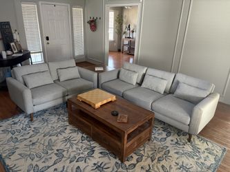 Burrow Modular Sofa and Loveseat