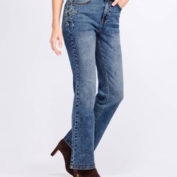 Blue by Artemis High Rise Boot Cut Cotton Jeans With Tag
Brand New Never Been Worn