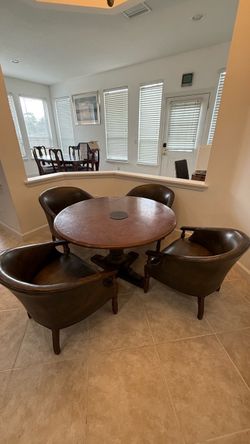 Dining Table with Four Chairs