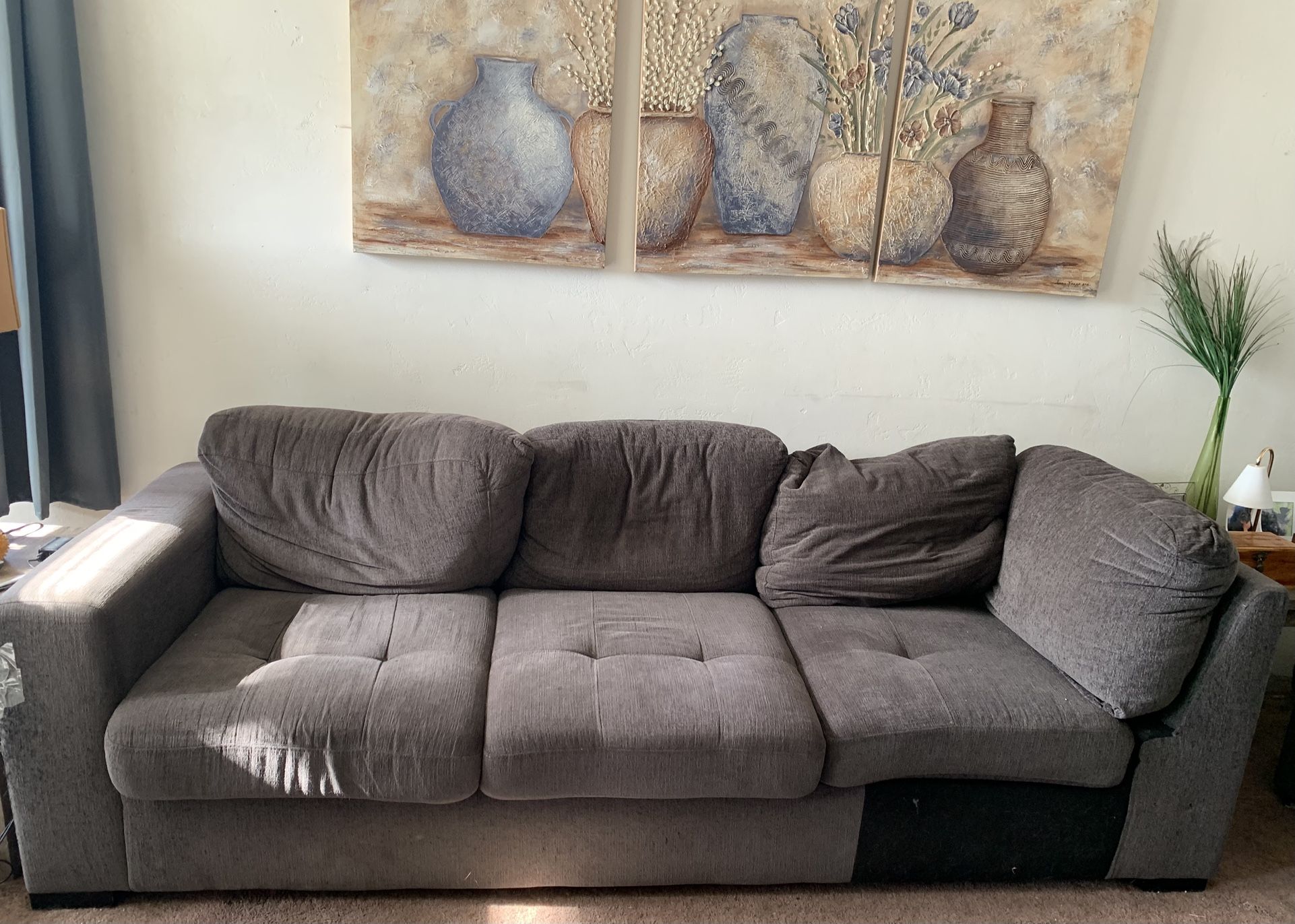 3 Piece Sectional Couch With Pull Out Bed