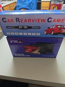 Car Rearview Camera & Touchscreen Audio System Bundle